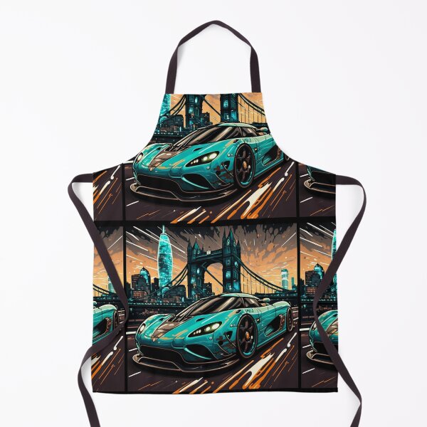 Item preview, Cyan Sports Car designed and sold by TheVaultArt.