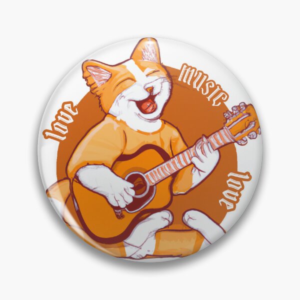 Item preview, Cat who loves music more than anything designed and sold by CruntzShop.