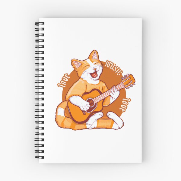 Item preview, Cat who loves music more than anything designed and sold by CruntzShop.