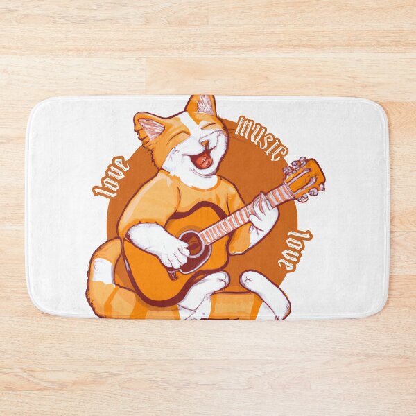 Item preview, Cat who loves music more than anything designed and sold by CruntzShop.