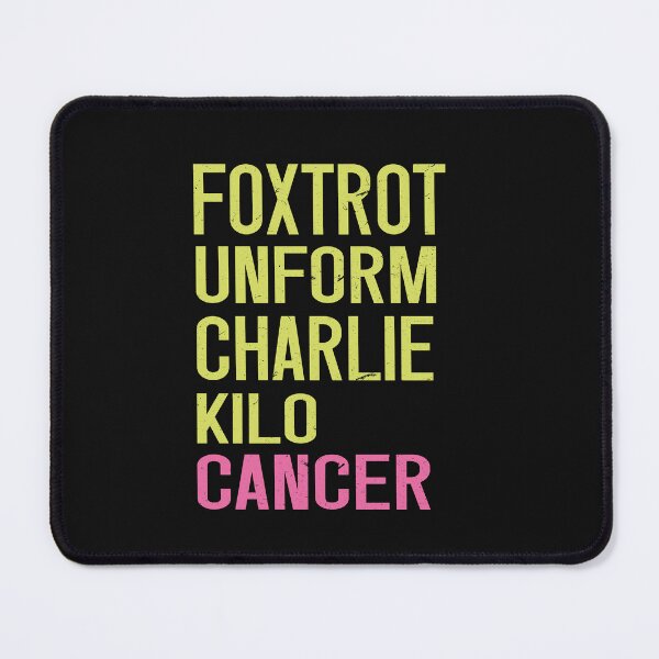 Artikelvorschau,  Foxtrott-Uniform Charlie Kilo, Scheiß auf Brustkrebs entworfen und verkauft von SOUFIANE1991.