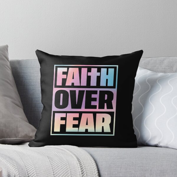 Item preview, Christian Quote Faith Over Fear Typography designed and sold by bolimj.