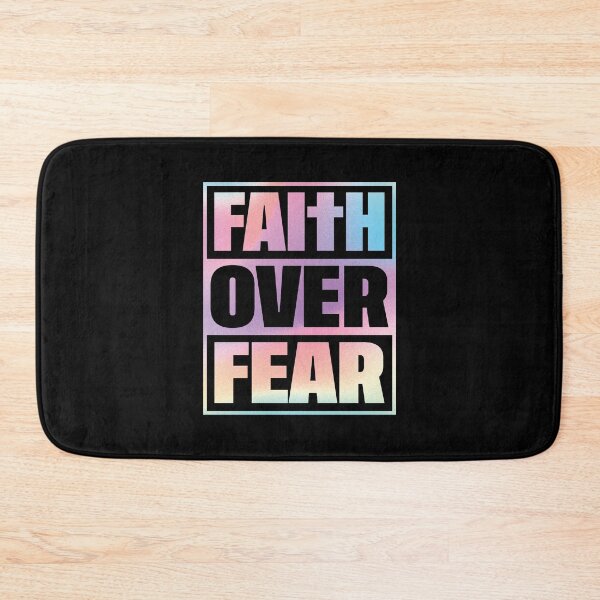 Item preview, Christian Quote Faith Over Fear Typography designed and sold by bolimj.