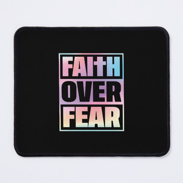 Item preview, Christian Quote Faith Over Fear Typography designed and sold by bolimj.