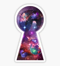 Alice in Wonderspace Sticker