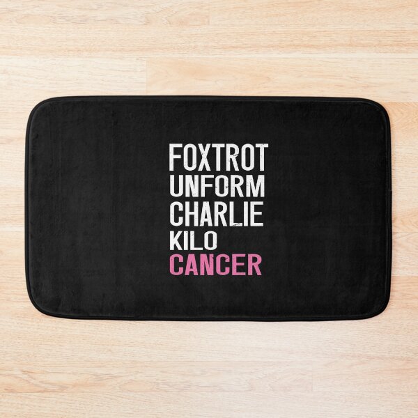 Item preview, Foxtrot Uniform Charlie Kilo, Fuck Breast Cancer designed and sold by SOUFIANE1991.