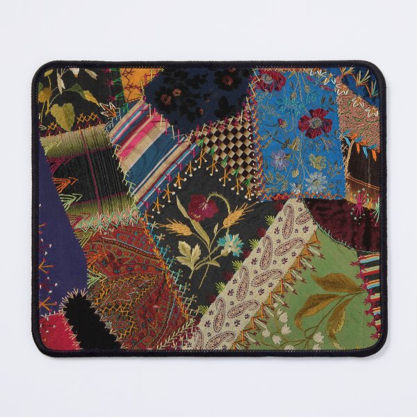 Item preview, Vintage Multicolor Floral Patchwork Quilt designed and sold by ScavengerStyle.