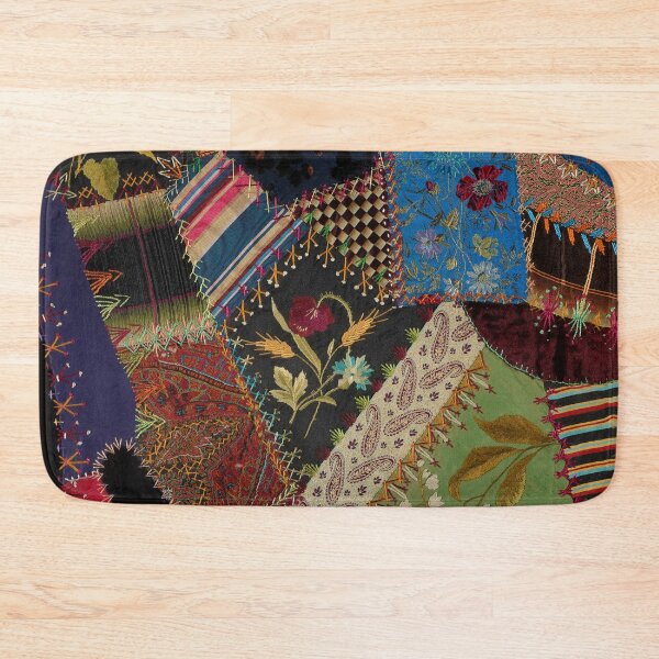 Item preview, Vintage Multicolor Floral Patchwork Quilt designed and sold by ScavengerStyle.