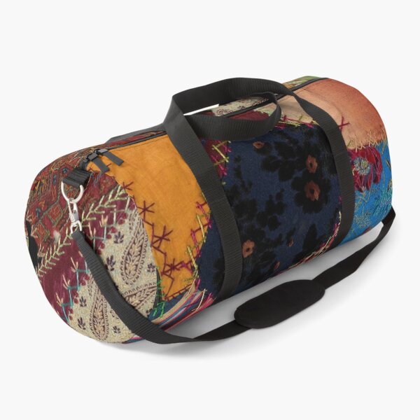 Item preview, Vintage Multicolor Floral Patchwork Quilt designed and sold by ScavengerStyle.