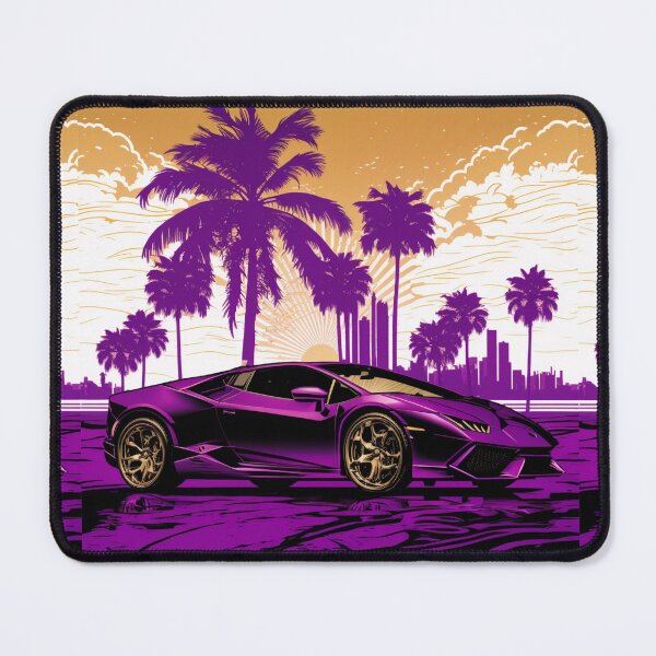 Item preview, Purple Sports Car designed and sold by TheVaultArt.