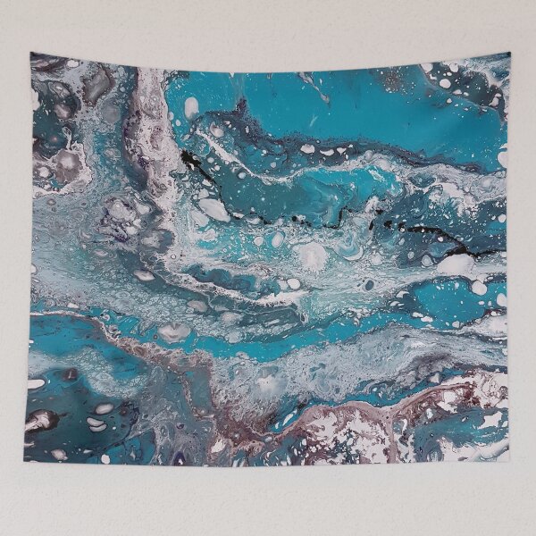 Item preview, Blue lagoon, acrylic on canvas designed and sold by Katarinart.