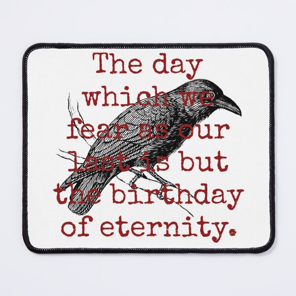 Item preview, The Day Which We Fear - Death Quote designed and sold by CrankyOldDude.