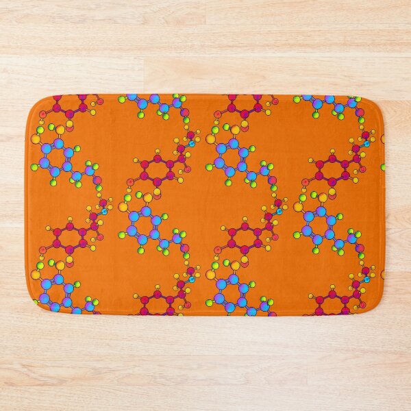 Item preview, Dopamine & Adrenaline Molecule Pattern  designed and sold by FreyStrandDraws.