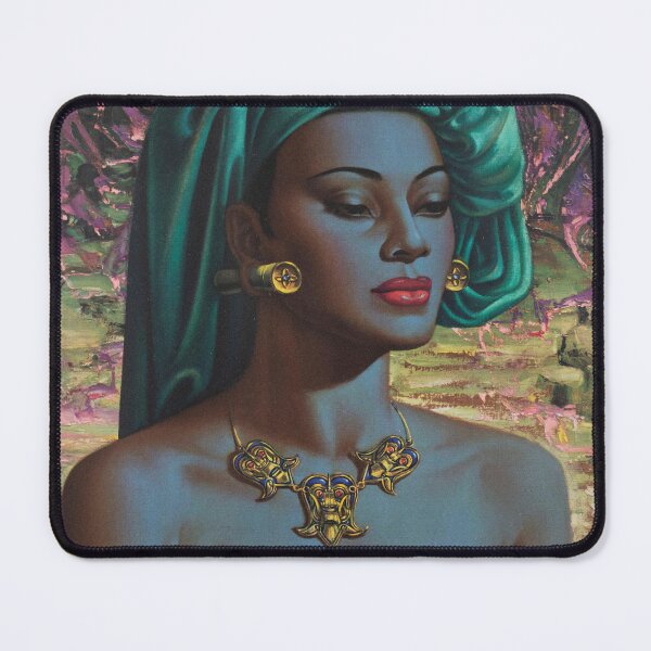 Item preview, Vladimir Tretchikoff Vintage Painting, Famous Art reproduction, African Fashion Illustration designed and sold by HoneymoonHotel.