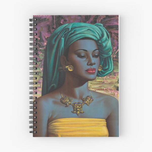 Item preview, Vladimir Tretchikoff Vintage Painting, Famous Art reproduction, African Fashion Illustration designed and sold by HoneymoonHotel.
