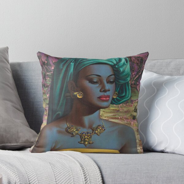 Item preview, Vladimir Tretchikoff Vintage Painting, Famous Art reproduction, African Fashion Illustration designed and sold by HoneymoonHotel.