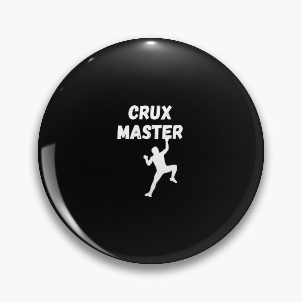 Item preview, Crux Master Funny Climber Rappelling Rock Climbing designed and sold by MagicSD Designs.