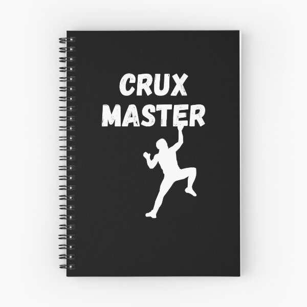 Item preview, Crux Master Funny Climber Rappelling Rock Climbing designed and sold by MagicSD Designs.