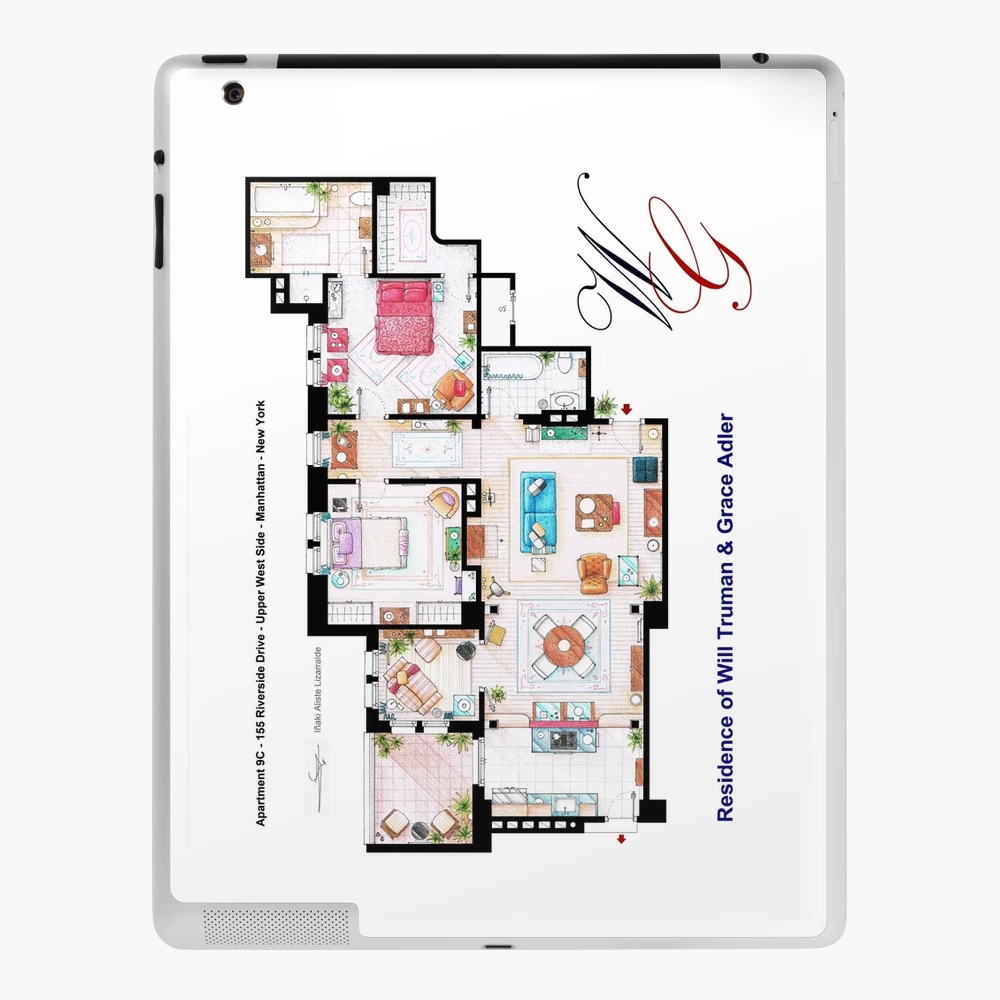 Barney Stinson's apartment iPad Case & Skin by Iñaki Aliste Lizarralde