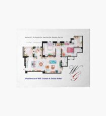 Apartment of Will Truman and Grace Adler Art Board
