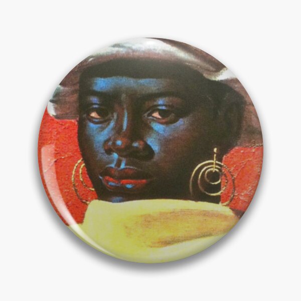Item preview, Vladimir Tretchikoff Vintage Painting, Famous Art reproduction, African Fashion Illustration designed and sold by HoneymoonHotel.