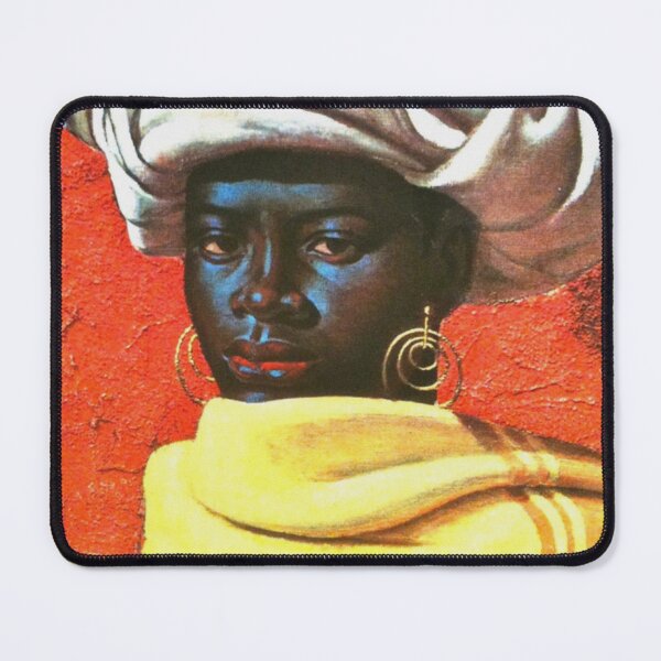 Artikelvorschau, Vladimir Tretchikoff Vintage Malerei, berühmte Kunstreproduktion, afrikanische Modeillustration entworfen und verkauft von HoneymoonHotel.