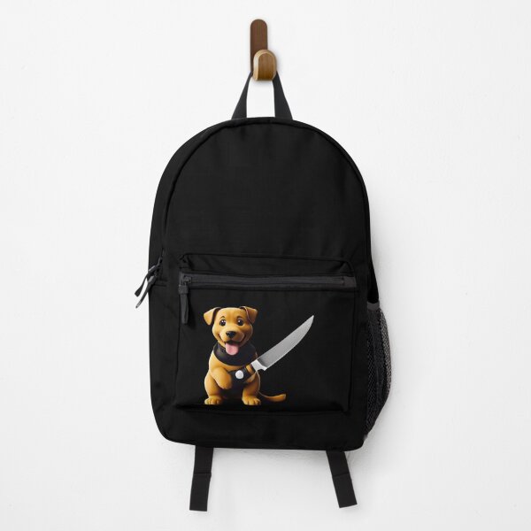 Item preview, Dog with knife designed and sold by Mebbotai.