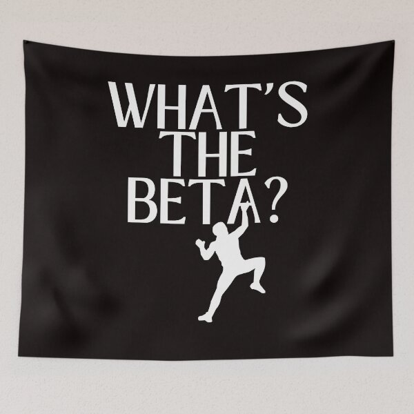 Item preview, What's The Beta Funny Climber Rappelling Rock Climbing designed and sold by MagicSD Designs.