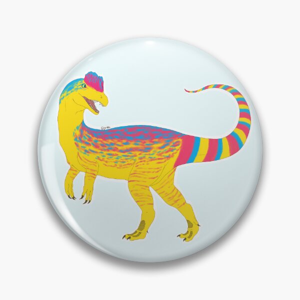Item preview, Dilophosaurus Pride Sticker designed and sold by JoItiks.