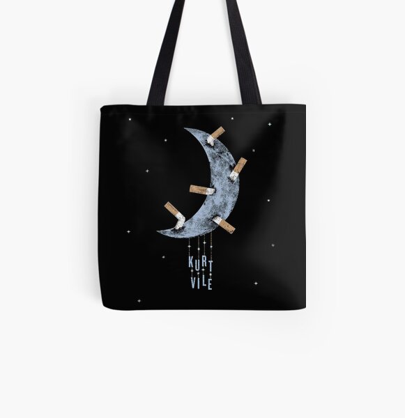 Kurt Vile Moon All Over Print Tote Bag