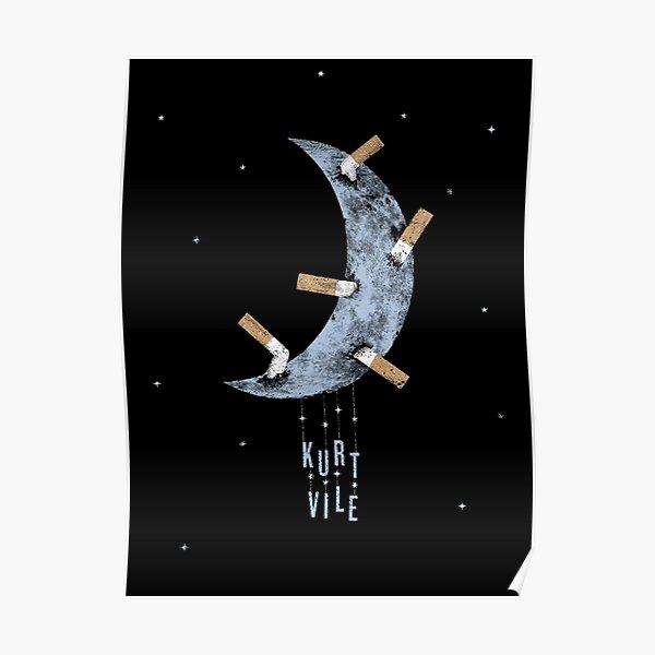 Kurt Vile Moon Poster