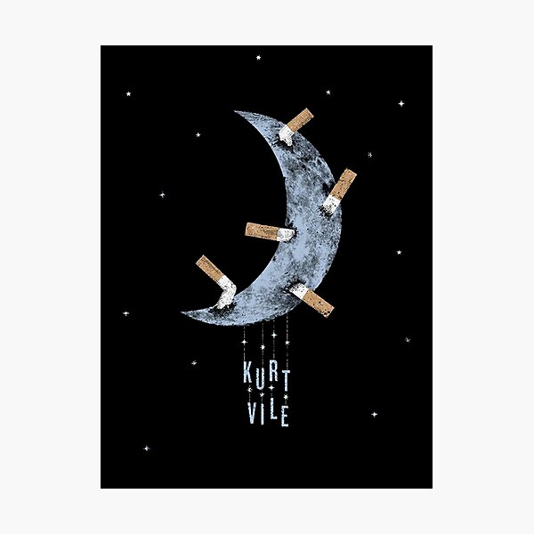 Artikelvorschau, Kurt Vile Moon entworfen und verkauft von DenisWendel.