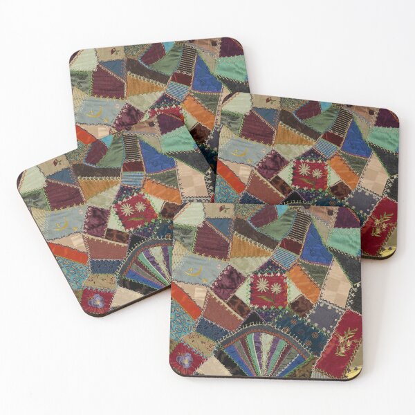 Item preview, Multicolor Antique Quilted Patchwork designed and sold by ScavengerStyle.