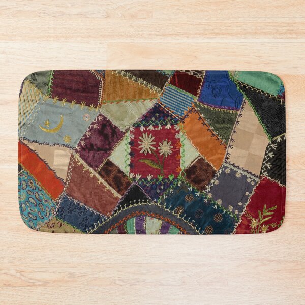 Item preview, Multicolor Antique Quilted Patchwork designed and sold by ScavengerStyle.