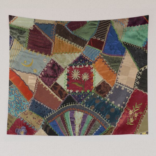Item preview, Multicolor Antique Quilted Patchwork designed and sold by ScavengerStyle.