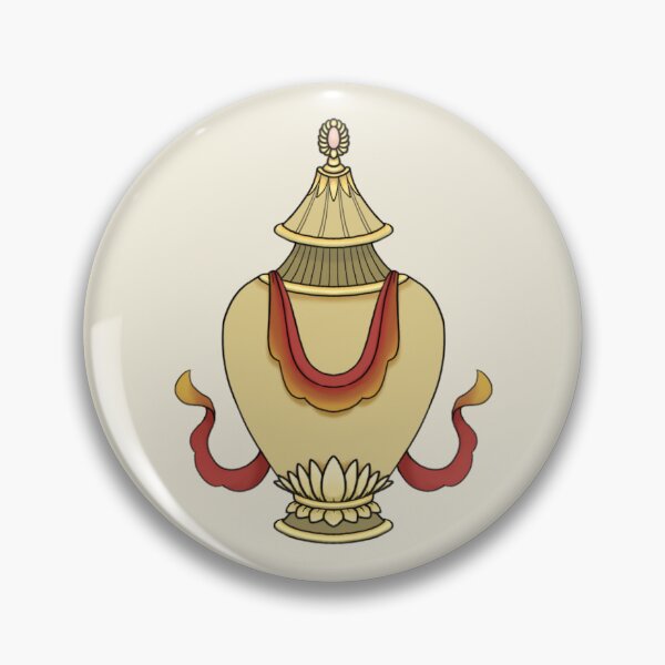 Item preview, Treasure Vase Auspicious Symbol Of Buddhism  designed and sold by ViewerEqualsPhoton.