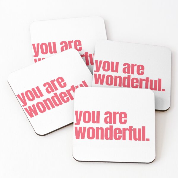 Item preview, YOU ARE WONDERFUL self love self affirmation valentines day designed and sold by Melszx.