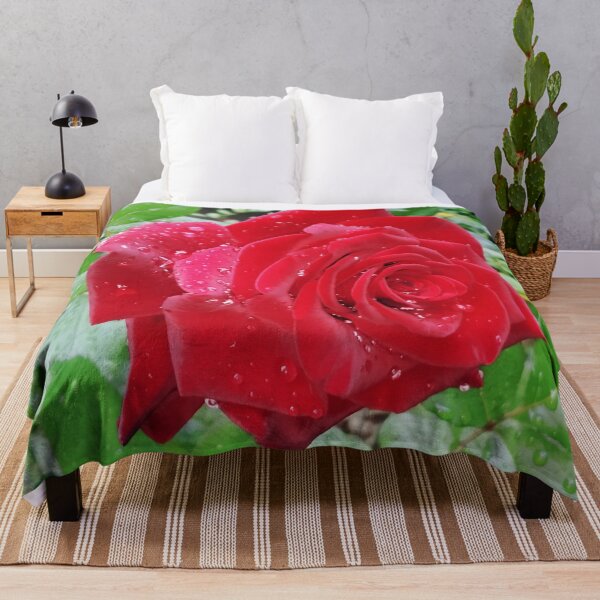 Item preview, Beautiful red rose after the rain  designed and sold by helenkaiy.