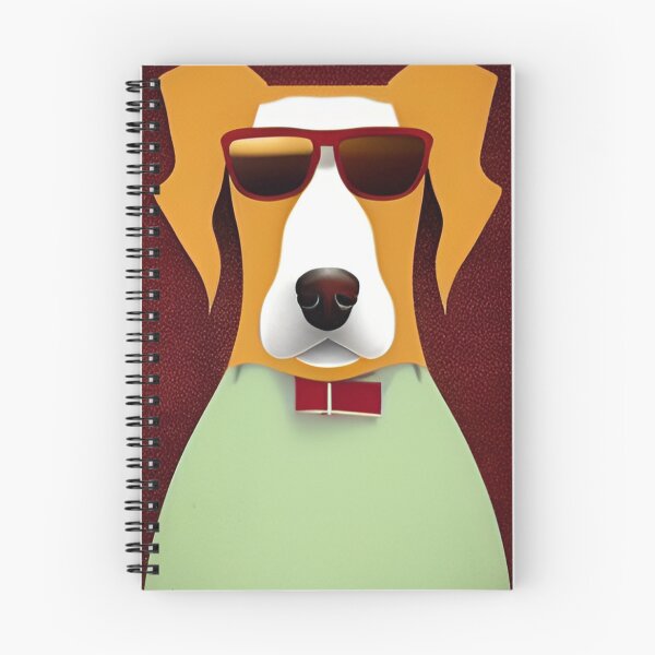 Artikelvorschau, Hund mit Schattierungen entworfen und verkauft von PaperMagus.