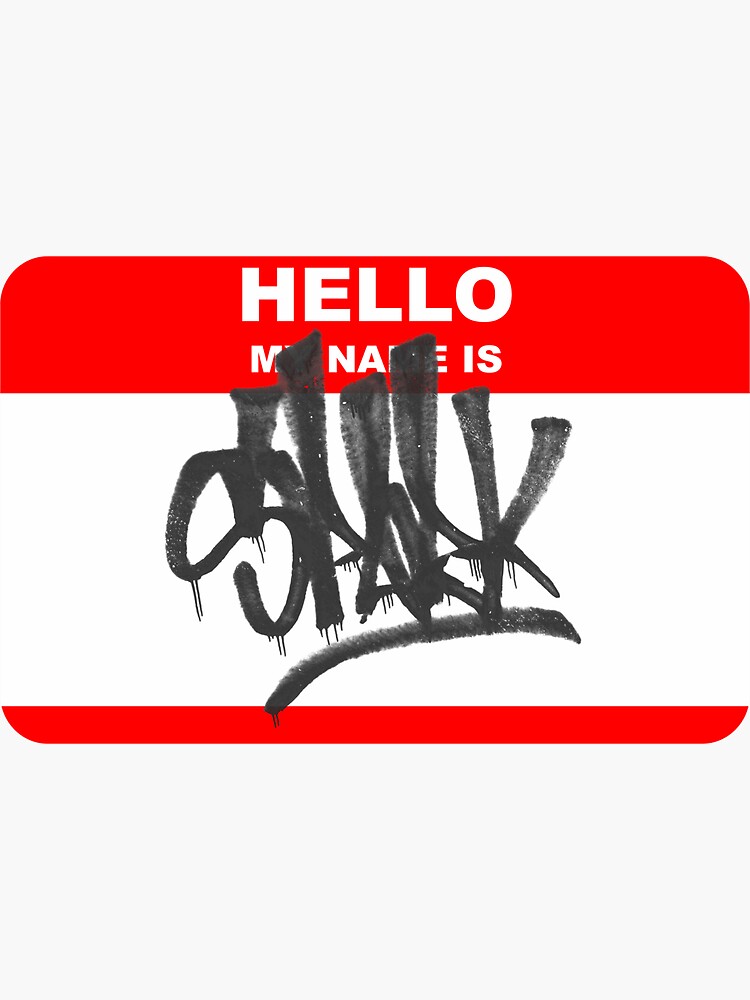 Hello My Name Is Sticker For Sale By Emmavdh Redbubble