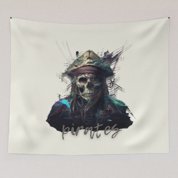 Item preview, Zombie Evil Pirate Skull designed and sold by Power Phoenix.