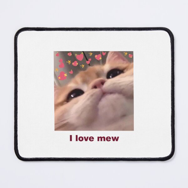 Item preview, I love mew - cat love designed and sold by ASOE.