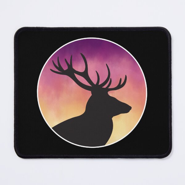Item preview, Sunset Deer designed and sold by MythicalSticker.