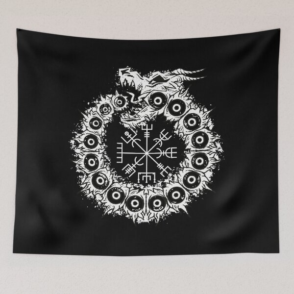 Item preview, World Serpent Jormungandr - Runic Compass designed and sold by Georgy09.