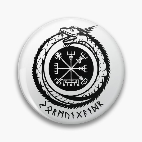 Artikelvorschau, Jormungandr - Nordische Mythologie - Runenkompass entworfen und verkauft von Georgy09.