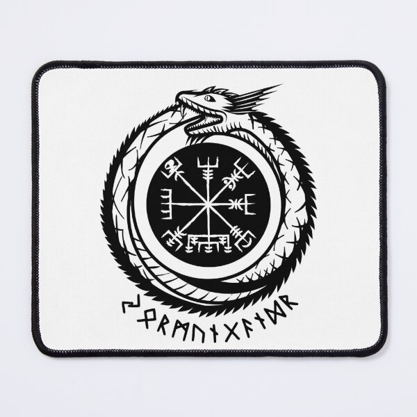 Item preview, Jormungandr - Norse Mythology - runic compass designed and sold by Georgy09.