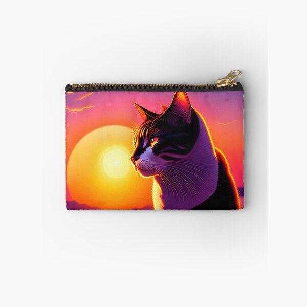 Item preview, Cat Watching Sunset Scene designed and sold by AmaTierra.