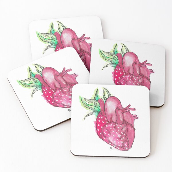 Item preview, Le Coeur Fraise by Skye Rain Art designed and sold by Skye Rain.