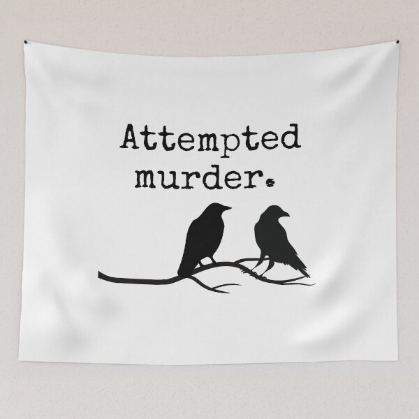 Item preview, Attempted Murder Birds designed and sold by SqueakitySqueak.
