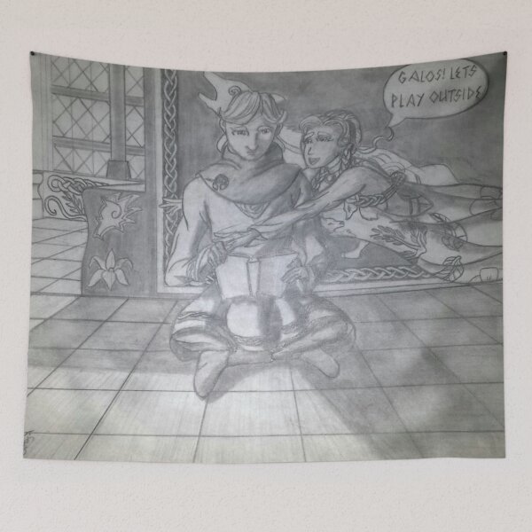 Item preview, "Galos! Let's play outside." designed and sold by Dagomarosart.